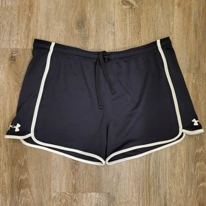 Under Armour Heatgear Shorts Black & White Size Large
